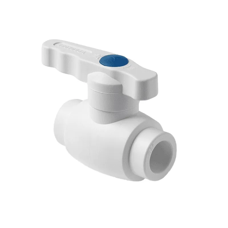 Кран шаровой PP-R D  63 (белый)